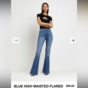 River island highway flare jeans